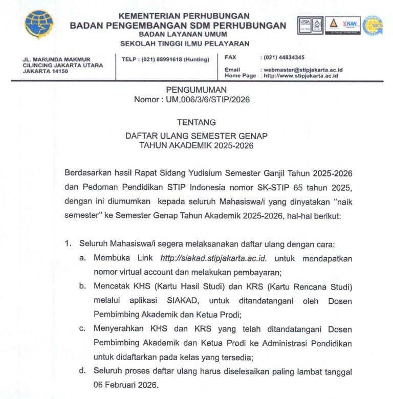 pengumuman-daftar-ulang-semester-genap-tahun-akademik-2025-2026