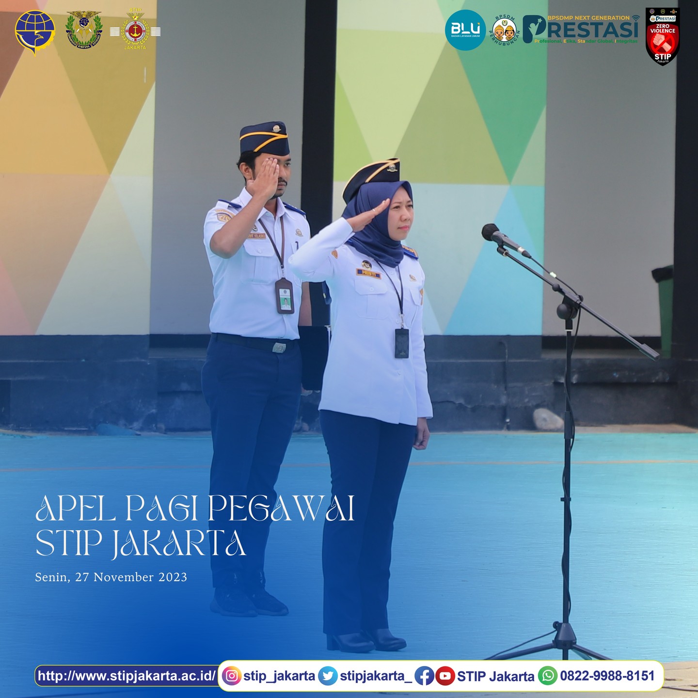 apel-pagi-pegawai-stip-jakarta