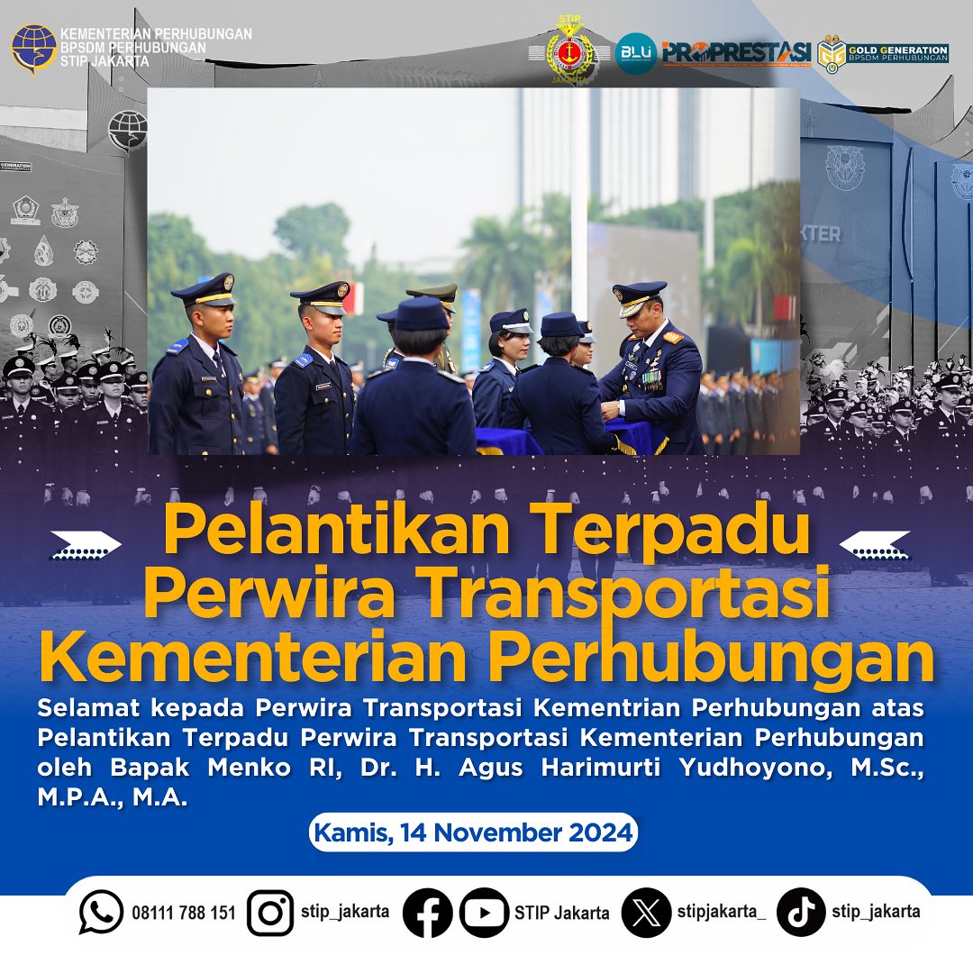 pelantikan-terpadu-perwira-transportasi-kementrian-perhubungan