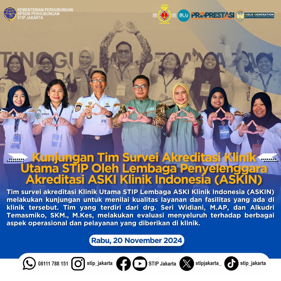 kunjungan-tim-survei-akreditasi-klinik-utama-stip-oleh-lembaga-penyelenggara-akreditasi-aski-klinik-indonesia-askin