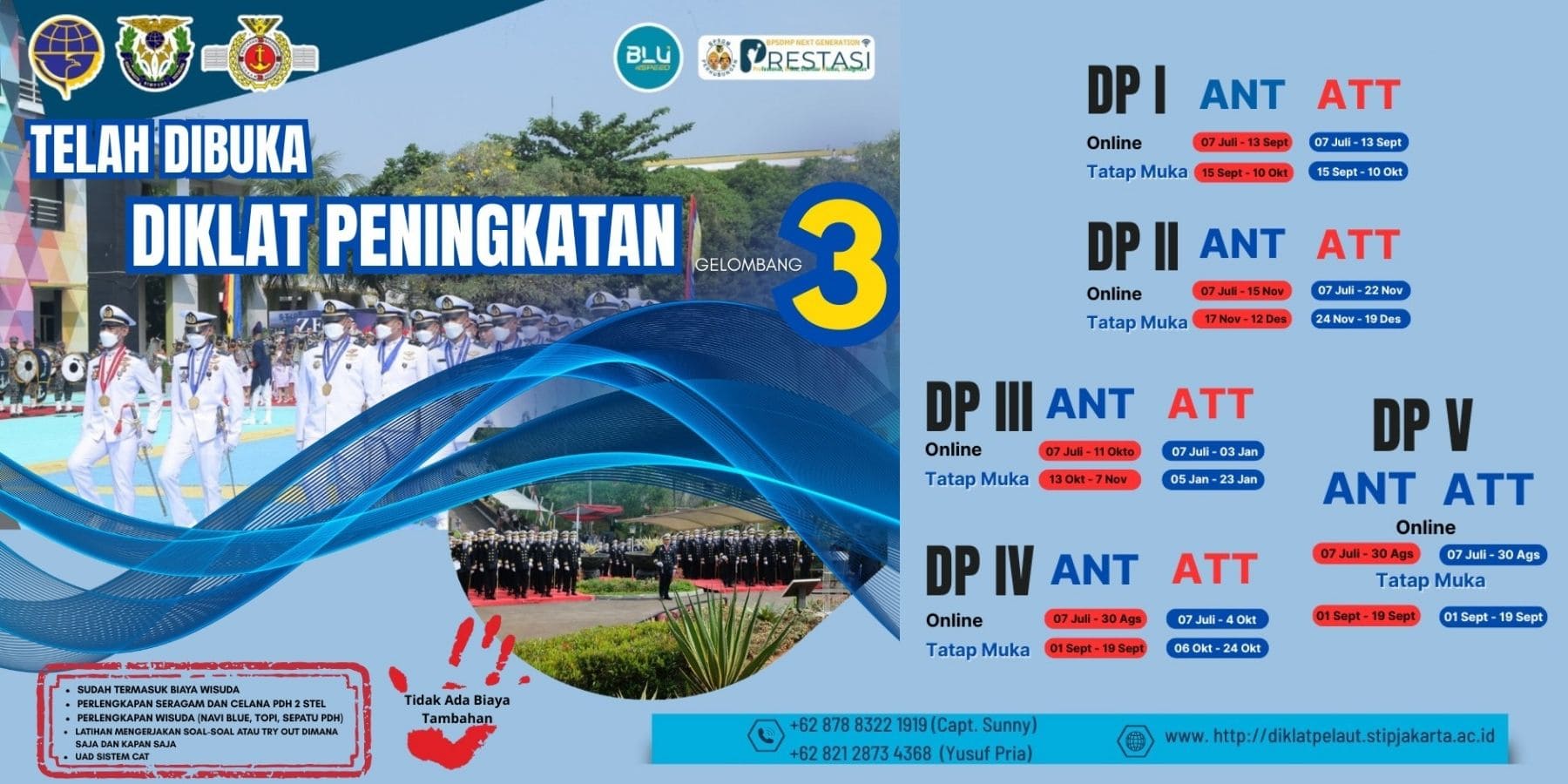 Diklat Peningkatan Gelombang 3 STIP Jakarta