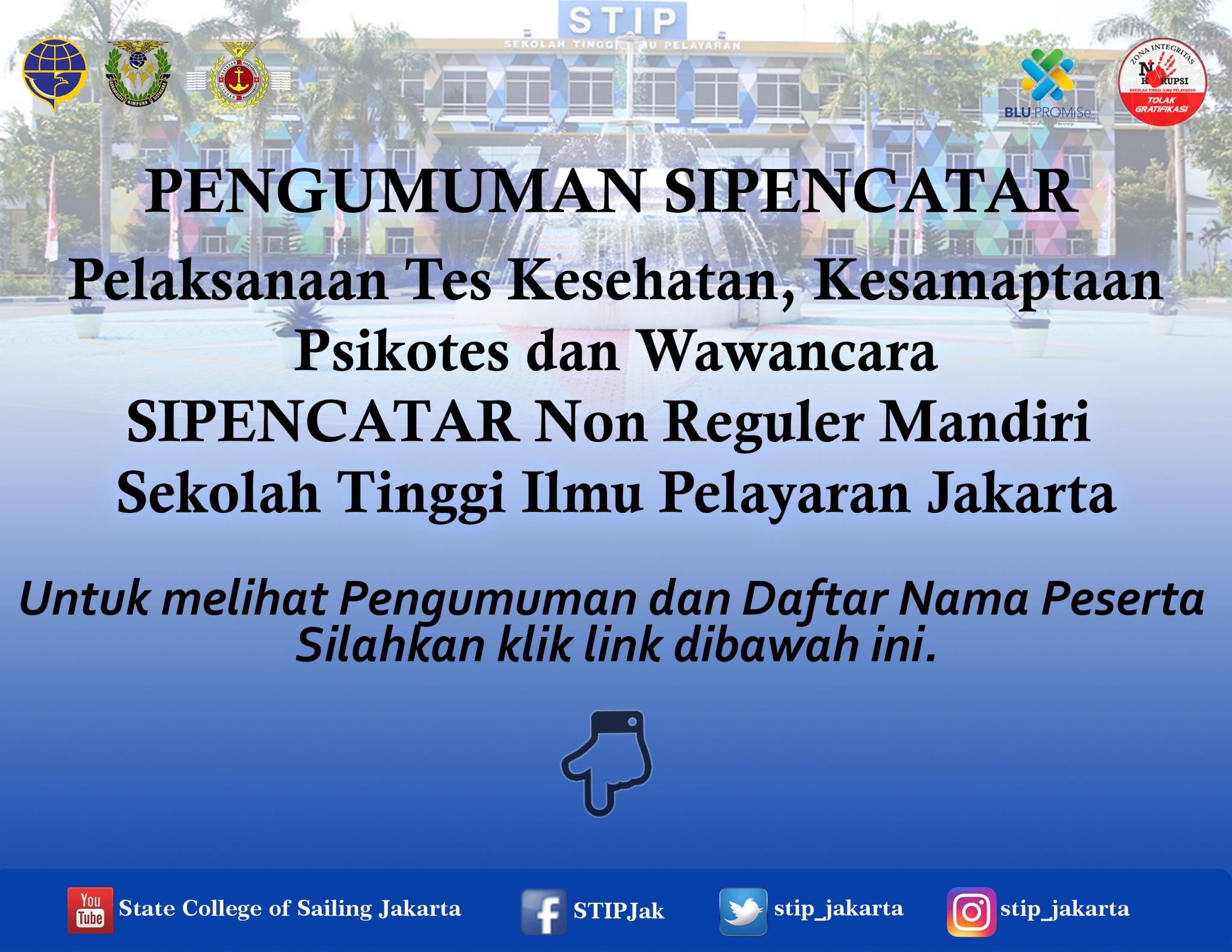 Pengumuman Pelaksanaan Tes Kesehatan, Kesamaptaan Psikotes Dan ...